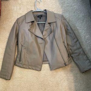 Express vegan leather jacket size 4